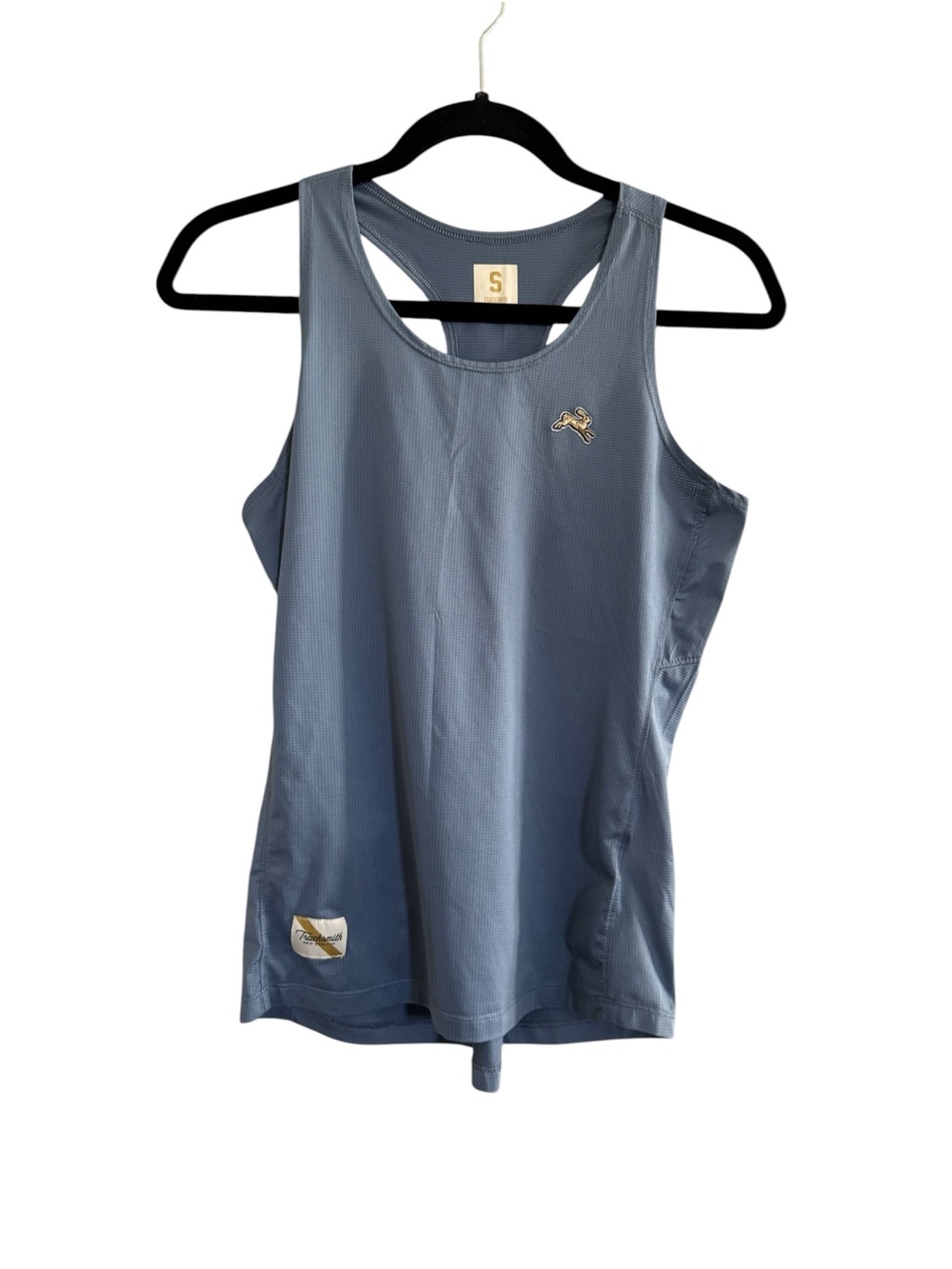 Tracksmith Tank Top Womens Small Blue Running Workout Racerback Singlet #NE226